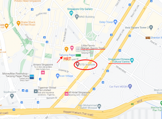 Bản đồ trường STEi - Singapore