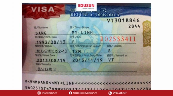 du học hàn visa d2-1