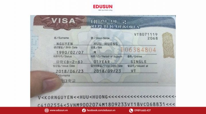 Visa D2-6 Du học Hàn Quốc cùng EduSun