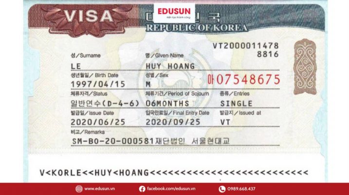 Visa D4-6 du học nghề Hàn Quốc
