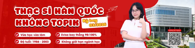 tuyển sinh thạc sĩ hàn quốc e-visa kỳ bay tháng 03/2026