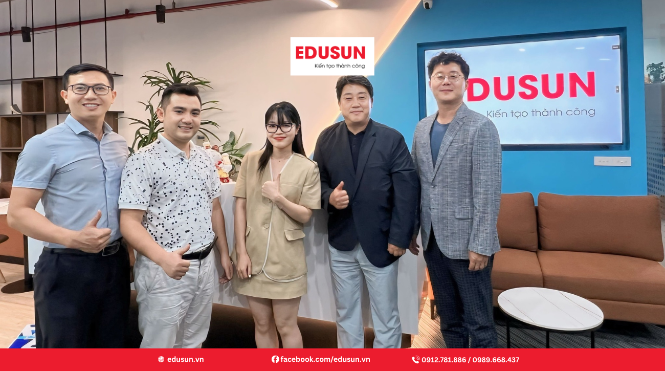 BLD EduSun và đại diện Công ty Koreaway