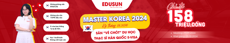 Du học Thạc sĩ Hàn Quốc E-visa