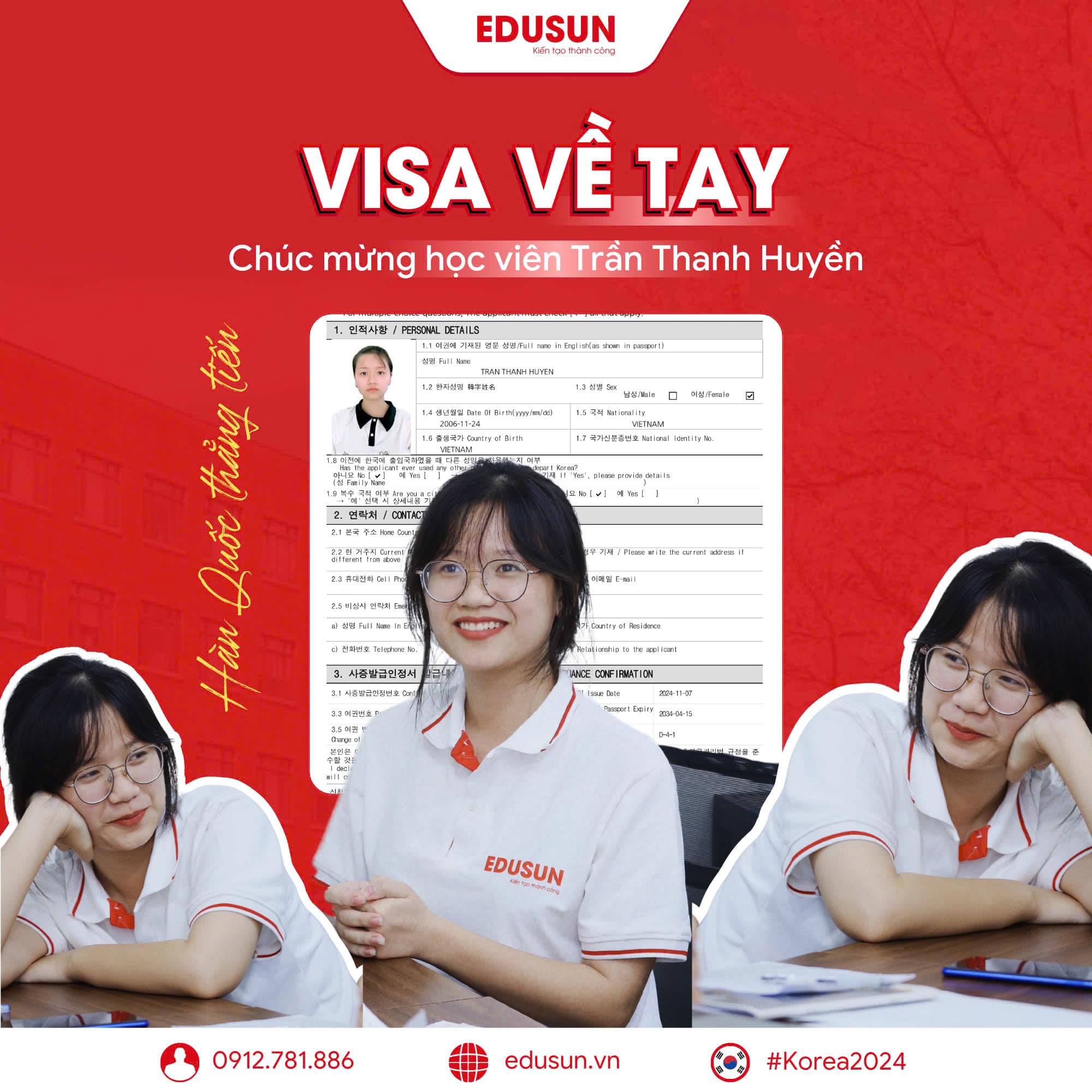 Visa Trần Thanh Huyền
