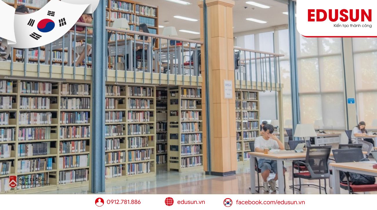 Thư viện của trường Đại học Sogang