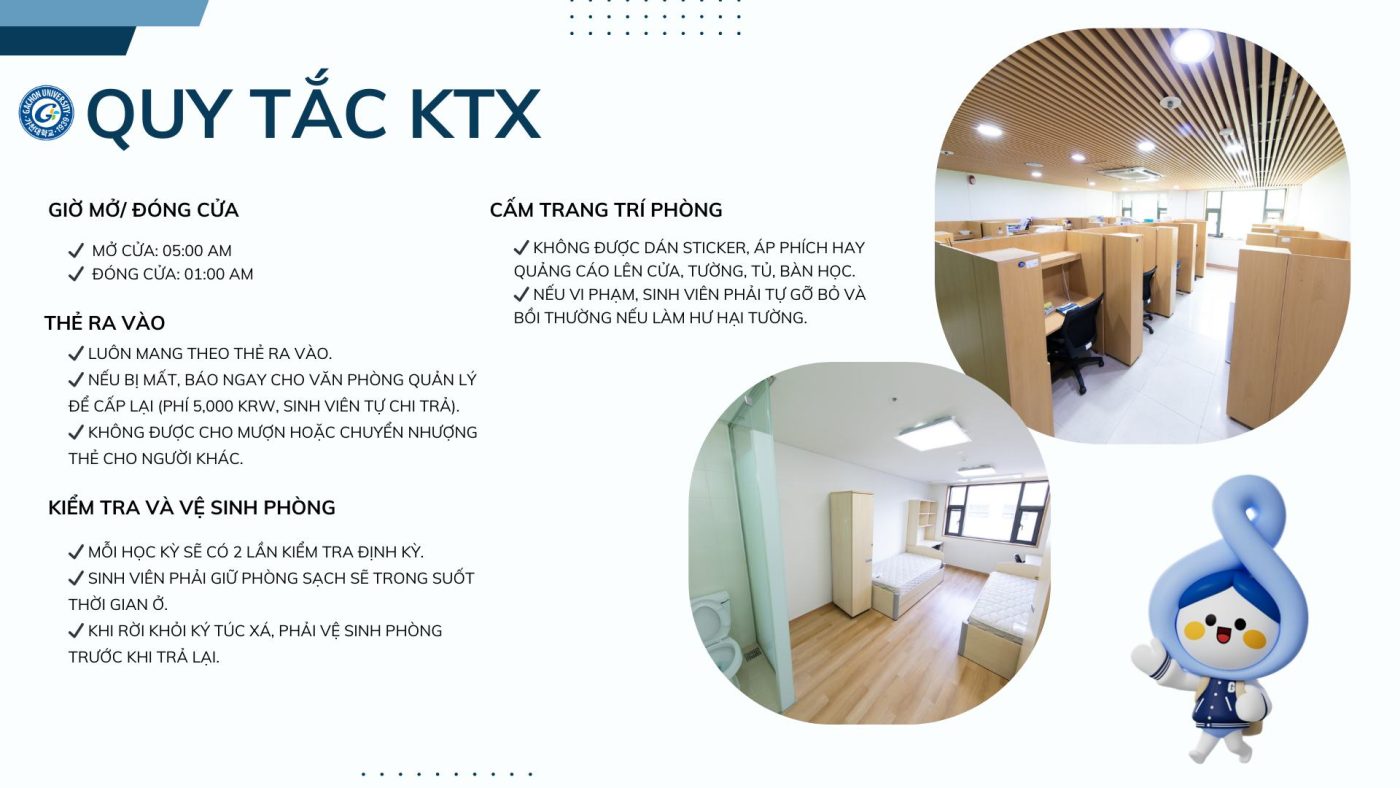 Quy tắc ký túc xá Đại học Gachon