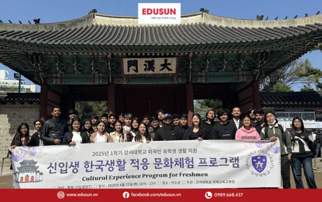 Hoạt động ngoại khóa Đại học Gangseo Hàn Quốc