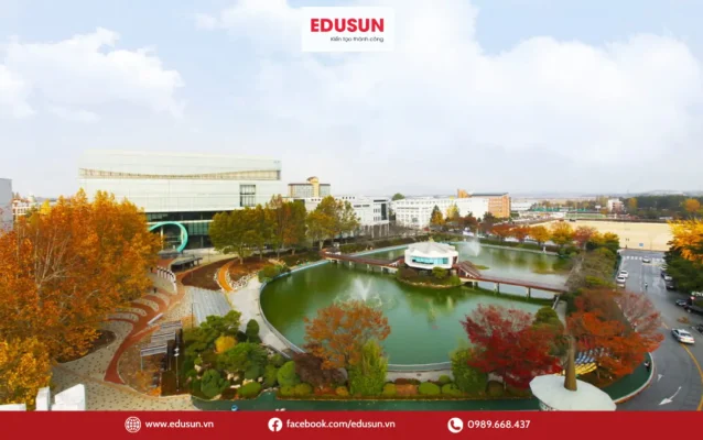 Khuôn viên Đại học Wonkwang Hàn Quốc