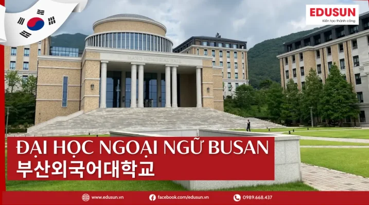 Khuôn viên Đại học Ngoại Ngữ Busan Hàn Quốc