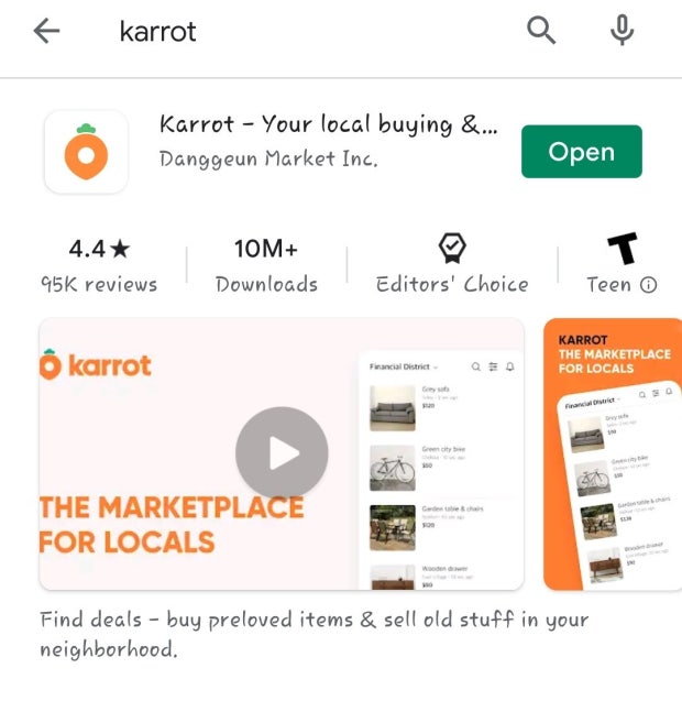 Ứng dụng Karrot (Danggeun Market) - Bí kíp săn đồ cũ giá rẻ tiết kiệm chi phí cho du học sinh Hàn Quốc