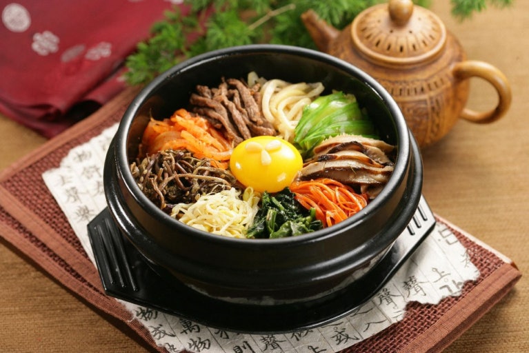 cơm trộn hàn quốc thơm ngon hấp dẫn