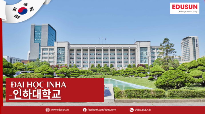 Ảnh đại diện bài viết thông tin tuyển sinh trường Đại học Inha Hàn Quốc (인하대학교).
