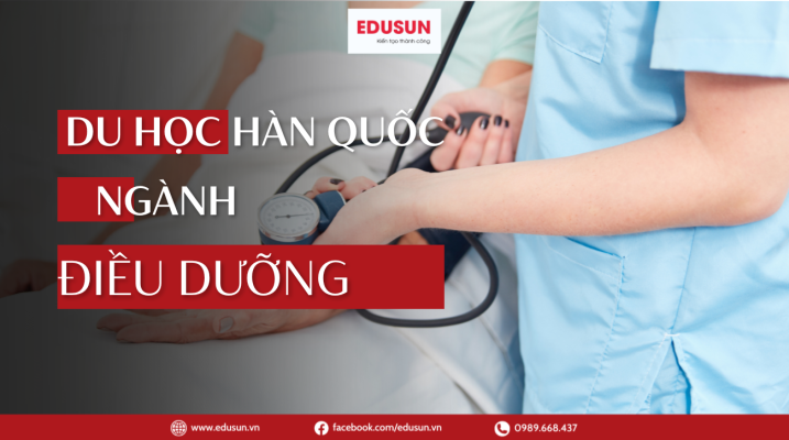 Banner du học Hàn Quốc ngành điều dưỡng cùng Edusun