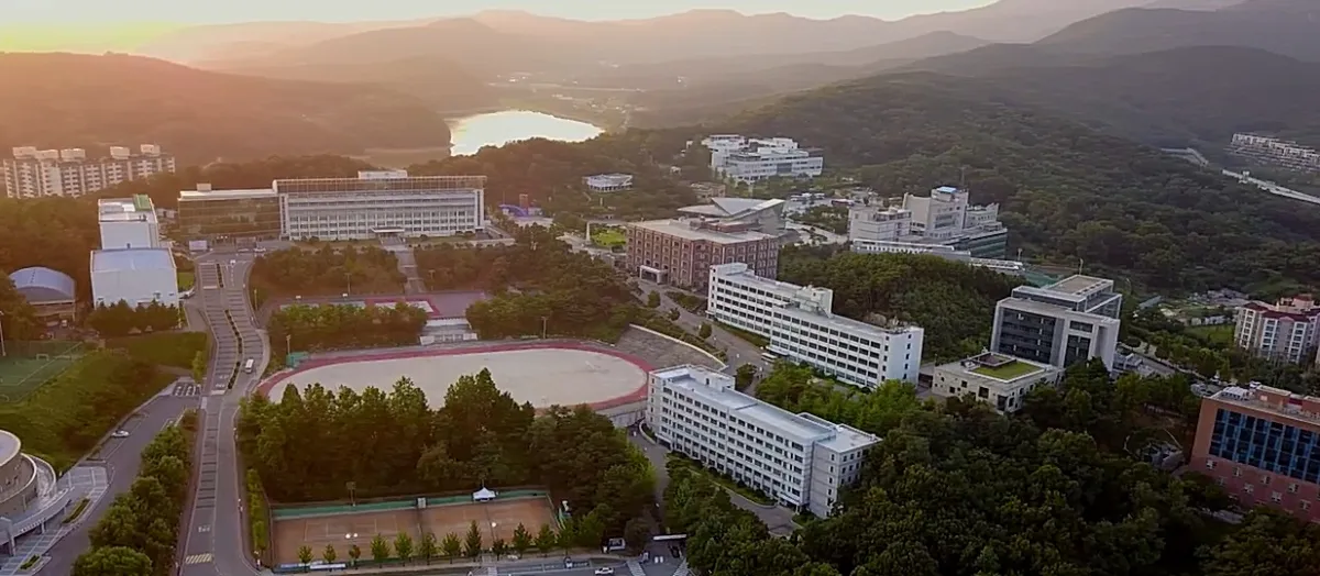 Toàn cảnh khuôn viên Đại học Kyonggi Hàn Quốc