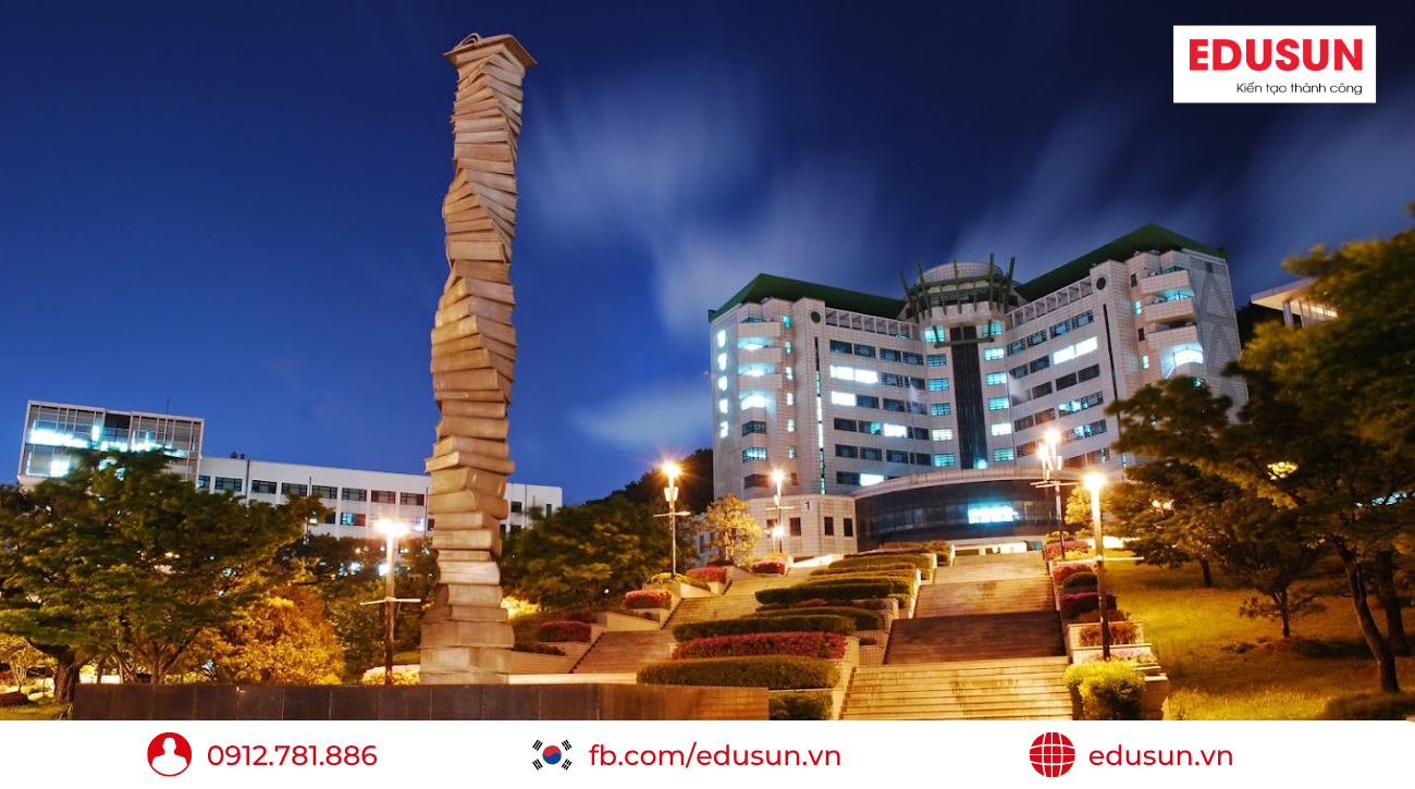 Khuôn viên trường Đại học Dongmyong Hàn Quốc